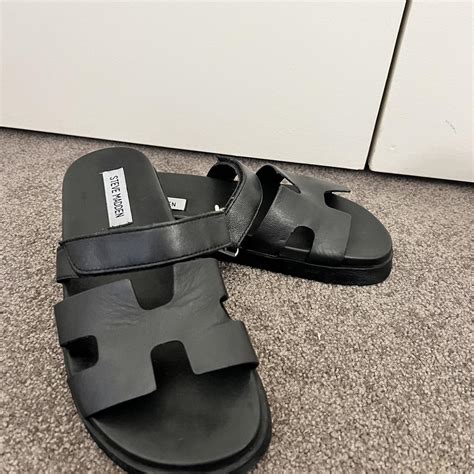 fake hermes rubber sandals|hermes sandals vs steve madden.